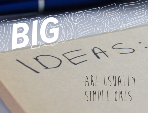 Big ideas are usually simple ones